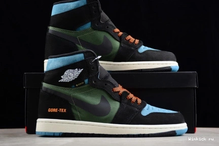 'BLACK GORE-TEX 1 OLIVE' AIR ELEMENT JORDAN HIGH 0810
